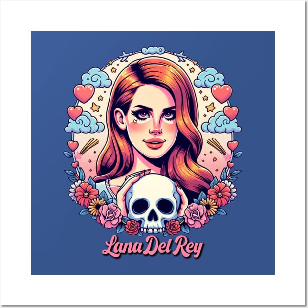 Lana Del Rey - Kawaii and Born To Die Wall Art by Tiger Mountain Design Co.